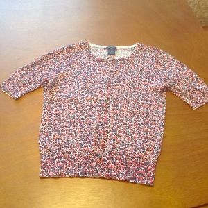 Ann Taylor Factory Short-Sleeved Cardigan
